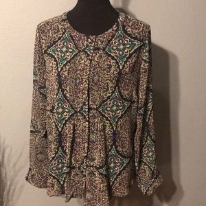 Long sleeve blouse